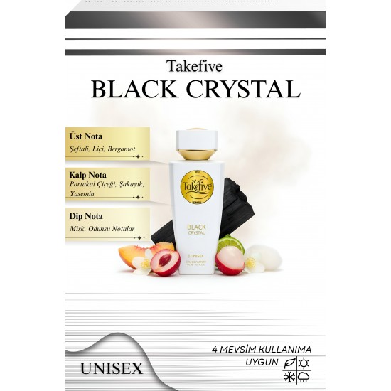 TAKEFIVE BLACK CRYSTAL 